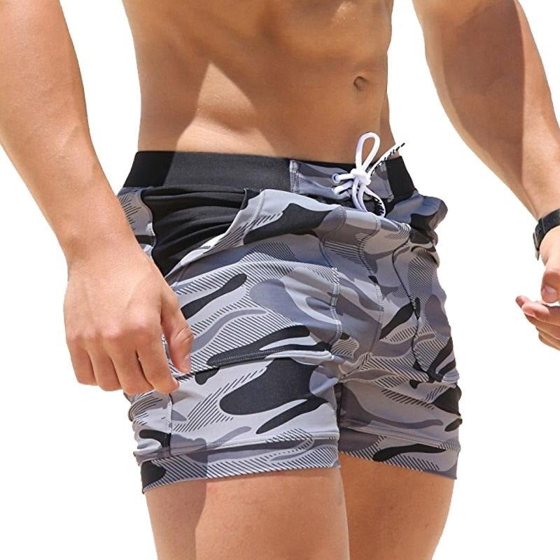 Pantaloncini estivi uomo mimetici taglie grandi, perfetti per spiaggia e nuoto