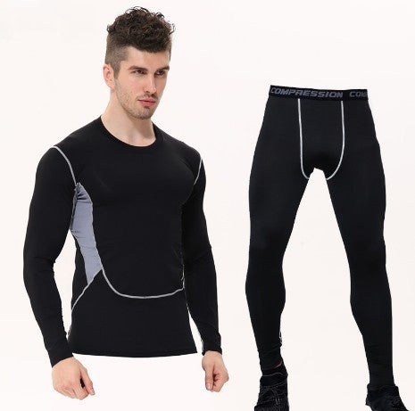 Set Compressione Mimetico Uomo