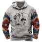 Hoodie uomo streetwear con stampa grafica